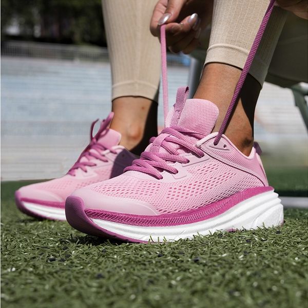 [FlexLife] Women's Lightweight Mesh Running Shoes - PINK - 6